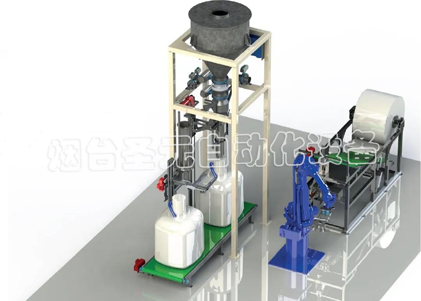 全（quán）自動噸袋包（bāo）裝機圖2